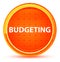 Budgeting Natural Orange Round Button