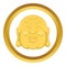 Budha head vector icon