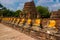 Budhha chedis in Ayutthaya