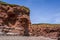 Budleigh Salterton mother off cliff and rock with