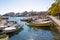 Budva - Idyllic pedestrian walkway along the port of city of Budva, Adriatic Sea, Montenegro, Balkan peninsula, Europe