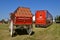 Budweiser wagon and truck for hauling the Clysdales and supplies