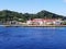 The bueaty of the Gulf of Mexico harbor mountains clear water