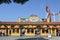 BUENA PARK, CALIFORNIA - 27 APR 2023: Knotts Berry Farm entrance and ticket booths