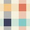 Buffalo check plaid pattern multicolored spring summer design. Decorative seamless pixel art in blue, orange, yellow, turquoise.