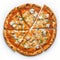 Buffalo Chicken Pizza, Product Mockup Isolated on White Background - Generative AI