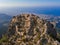 Buffavento Castle in Kyrenia region - Northern Cyprus - aerial view