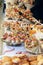 Buffet reception finger food appetizers