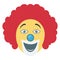 buffoon, joker Color Vector icon which can be easily modified or edit