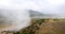 Bufones de Pria blowhole on the shore of Atlantic rocky ocean shore on the coast of Spain