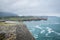 Bufones de Pria, moody coastal landscape, Asturias, Northern Spain.