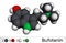 Bufotenin alkaloid molecule. It is tryptamine derivative, hallucinogenic serotonin analog, found in toad skins, mushrooms.