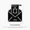 Bug, Emails, Email, Malware, Spam, Threat, Virus solid Glyph Icon vector