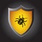 Bug shield icon