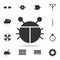 Bug Vector Icon. Detailed set of web icons. Premium quality graphic design. One of the collection icons for websites, web design,