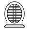 Bug zapper icon, outline style