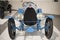 Bugatti antique car, two seater
