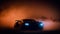 Bugatti in Dense Fog, Made with Generative AI