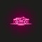 buggies desert car neon style icon. Simple thin line, outline vector of desert icons for ui and ux, website or mobile application