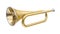 Bugle Brass Instrument Isolated