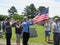 Bugler plays taps, Sallisaw City Cemetery, Memorial Day, May 29, 2017