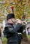 Bugler sounding the last post the Rememberance Day