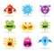 Bugs, germs and virus icons
