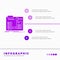 Build, construct, diy, engineer, workshop Infographics Template for Website and Presentation. GLyph Purple icon infographic style
