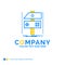 Build, craft, develop, developer, game Blue Yellow Business Logo