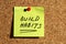 Build habits post it