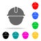 builder man in a helmet icon. Elements in multi colored icons for mobile concept and web apps. Icons for website design and develo