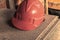 Builders helmet orange compulsory uniforms for construction workers labor safety