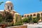 Building of Aghia Triada monastery, located near Chania town, Crete island, Greece