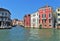 Building along the Grand Canal waterway in Venice, Italy