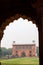 Building in Archway in The Red Fort in Delhi India