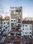 Building Balcony Facade Apartment residential Area Barcelona Spain