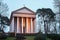 The building of the church-mausoleum dedicated to St. Marcelina Modeled on the Roman temple