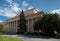 Building with a colonnade. Russia, Sochi