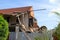 A building damaged by the earthquake 2009 in Padang, West Sumatra