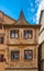 Building details in the old town of TÃ¼bingen. Baden Wuerttemberg, Germany, Europe