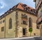 Building details in the old town of TÃ¼bingen. Baden Wuerttemberg, Germany, Europe