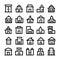Building & Furniture Vector Icons 1