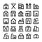 Building & Furniture Vector Icons 4
