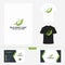 Building Leaf Logo Design Template creative logo and colorfull