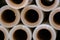 Building materials - stack of rolls of packing tapes