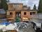 Building materials to construct a low-rise detached house in Vancouver, Canada