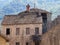 Building of Montebello castle in Bellinzona city in Switzerland