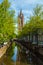 The building of the old Church (Oude Kek) in Delft, Netherlands