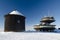 Building on peak of Snezka mountain, Czech Republic