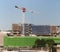 Building progress on new multistory hospital building construction. February 2020. Gosford Australia